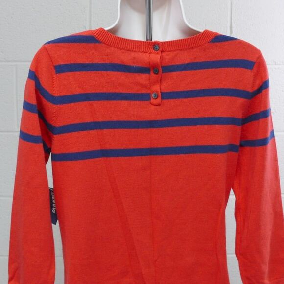 NEW NWT OLD NAVY lightweight sweater dress striped red size SMALL Petite - Picture 4 of 7